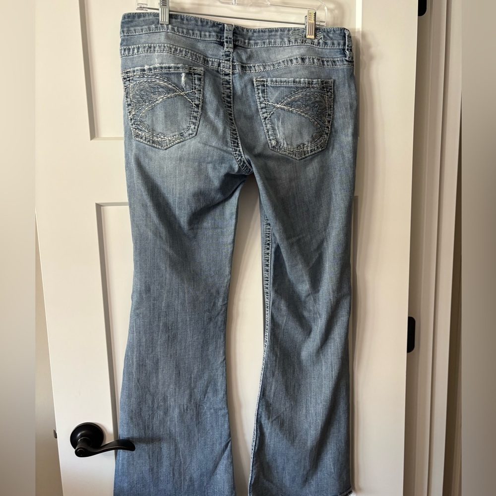 Silver Jeans Eden Bootcut Faded‎ Distressed Y2K size 31 - Picture 2 of 8